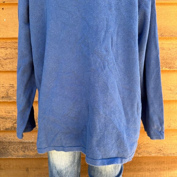 Vintage Victoria Jones BLue Pullover Embroidered Collared Woman's Sweater Size 3 - Picture 9 of 9